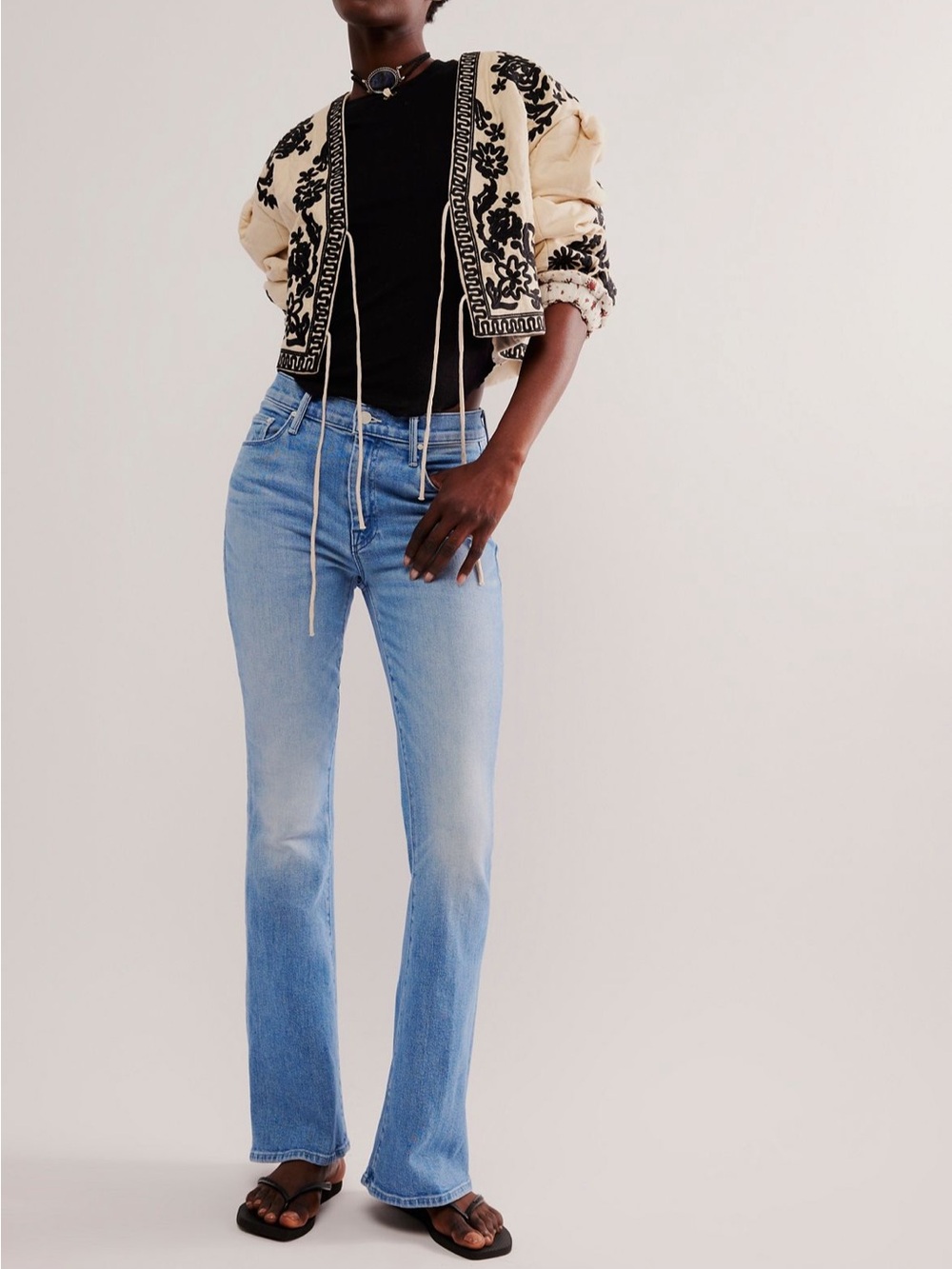 MOTHER THE WEEKENDER JEAN MEDITERRANEAN MUSE